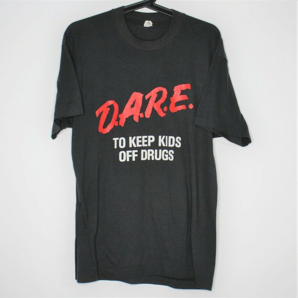 VTG DARE 50/50 Made In USA T-Shirt M641 - Picture 1 of 5